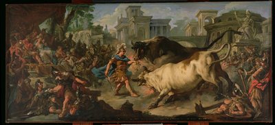 Jason Taming the Bulls of Aeetes by Jean François de Troy